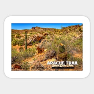 Apache Trail Scenic Drive View Sticker